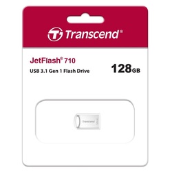 Transcend Transcend USB Stick 128GB Speicherstick JetFlash 710S silber USB 3.1 USB-Stick