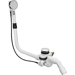 Hoesch Wanneneinlauf Combi Plus B 6943.305 verchromt, Wanneneinlauf vom Boden, lang