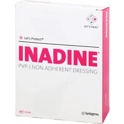 Inadine Salbengaze mit Pvp Iod. 9,5x9,5cm