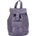 The Skandinavian Brand Mini Leder Rucksack Blau