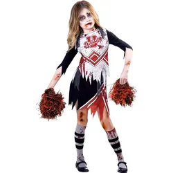 Team Dead Zombie Cheerleader Kinderkostüm - Kinder-11-12-Jahre