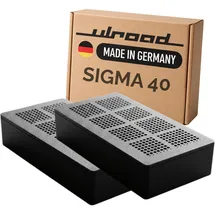 ULROAD Aktiv Kohle Filter 2 Stück passend für Geberit Sigma 40