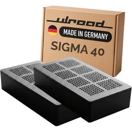 ULROAD Aktiv Kohle Filter 2 Stück passend für Geberit Sigma 40