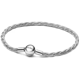 Pandora Gedrehtes Schlangen-Gliederarmband Silber 593757C00-17 Größe 17 cm