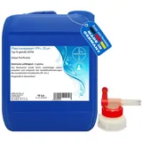 HERRLAN Destilliertes Wasser Reinwasser Ph. Eur. - AQUA PURIFICATA - destilliertes Wasser, 10 Liter inkl. 1 x AGH