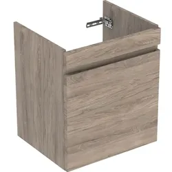 Geberit Waschtischunterschrank Nussbaum hickory / Melamin Holzstruktur
