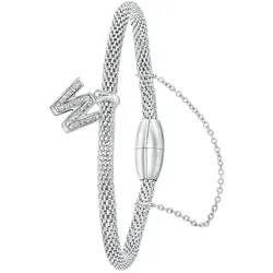 Lucardi Armband 'Buchstabe N' Stahl 18.5cm Armbänder & Armreife   Damen 