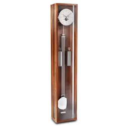 Kieninger -Standuhr Nussbaum 8-Stabgong Mechanisch 201cm- 0139-26-01