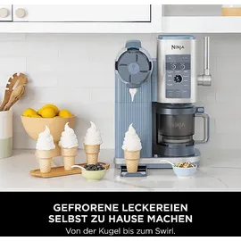 Ninja CREAMi Scoop & Swirl Stahlblau 1,5 l