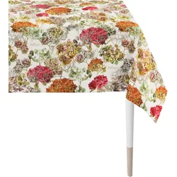 Tischdecke APELT "5253 HERBSTZEIT, Herbstdeko, Herbst", bunt (bunt, orange), B:150cm L:250cm, Polyester, Baumwolle, Tischdecken, Digitaldruck