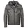 JCC Lederjacke grau L-XL