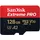 SanDisk Extreme Pro microSDXC UHS-I U3 V30 A2 128 GB + SD-Adapter