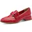Marco Tozzi Damen Slipper weiches Feel Me Fußbett weiches Innenfutter Vegan stoßdämpfender AbsatzVegan, rot 38 EU
