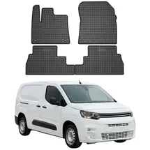 Omac Gummi Fußmatten kompatibel mit Citroen Berlingo/Berlingo XL 2018-2026 Automatten Gummi 4X