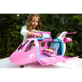 Barbie Dreamhouse Adventures Reise Traum-Flugzeug mit Puppe (blond)