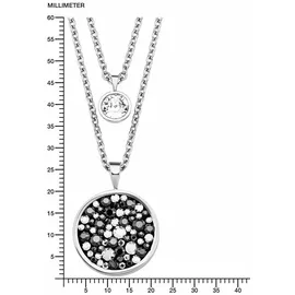 s.Oliver Kette mit Anhänger Edelstahl, silber,