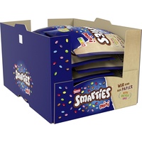 Smarties Smarties NESTLÉ SMARTIES Mini, kleine Schokolinsen aus Milchschokolade, einzeln verpackt, 16er Pack (16x187g)