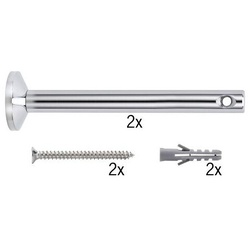Seilsystem Montageset Umlenker/Abhängung Chrom