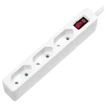 Logilink Steckdosenleiste 1,5 m Weiß 1 St.