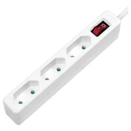 Logilink Steckdosenleiste 1,5 m Weiß 1 St.