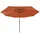vidaXL Sonnenschirm mit LED Ø 400 cm terracotta