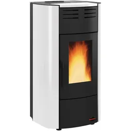 La Nordica-Extraflame Extraflame Raffaella Idro H15 Wasserführender Pelletofen Stahl Weiß