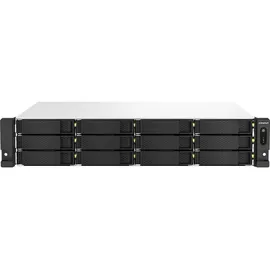 QNAP TS-1264U-RP-8G Leergehäuse 12 Schächte Schwarz