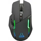 THE G-LAB Kult Caesium kabellose Gaming-Maus - High-Performance Wireless Gaming-Maus mit 7200dpi, RGB-LED, 6 Tasten, ergonomischer Gaming-Maus, kompatibel mit PC, PS4, PS5, Xbox One (KABELLOS)