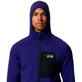 Mountain Hardwear Polartec Power Grid Reißverschlusspullover Blau L