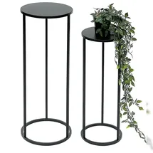 DanDiBo Ambiente Blumenhocker 96316 Rund 2er Set  Schwarz