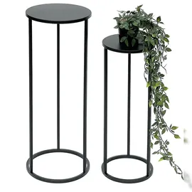 DanDiBo Ambiente Blumenhocker 96316 Rund 2er Set  Schwarz