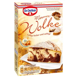 Dr. Oetker Marmor Wolke Kuchenbackmischung für einen Rührkuchen 455g