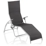 Kettler Tampa Bäderliege Saunaliege 1710 9400 Silber Charcoal