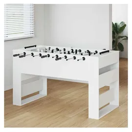 vidaXL Tischfußballtisch Weiß 146,5 x 74 x 85 cm Holzwerkstoff