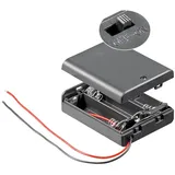 AccuCell Batteriehalter für 3 Stück AA 4,5 V 3 St.