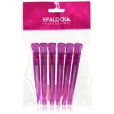 Efalock Clip, pink, 1er Pack, (1x 6 Stück)