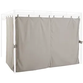 Konifera Pavillonseitenteil Milos 1 Stück 3 x 0,3 m Beige