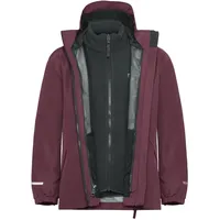 Jack Wolfskin Iceland 3in1 Jacke - Amaranth - 140 cm