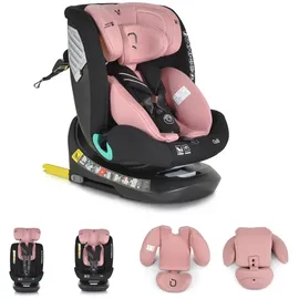 Cangaroo i-Size Kindersitz Quill (40-150cm) Gruppe 0/1/2/3, Isofix, 360° drehbar rosa