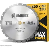 Amboss Werkzeuge HM Kreissägeblatt 400 x 4,0 mm 28 Zähne