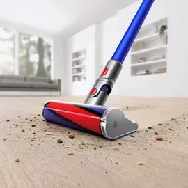 Dyson V11 Fluffy nickel/rot
