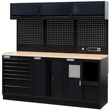 feistos Werkzeugschrank EOS 11 Blackline Schwarz 61x204x200cm