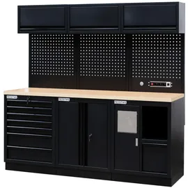 feistos Werkzeugschrank EOS 11 Blackline Schwarz 61x204x200cm