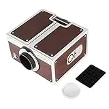 DIY Smartphone Projektor 2.0, Mini DIY Heimkino Tragbarer Smart Handy Projektor, Heimkino Telefon Bildschirm Lupe Unterstützung 8X Bildvergrößerung