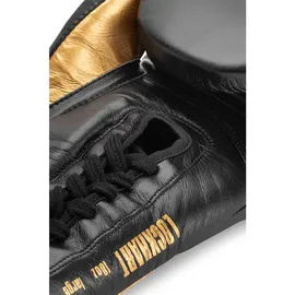 TapouT Boxhandschuhe aus Leder (1 Paar) Lockhart Lederboxhandschuhe - Black / Gold - 10 oz L