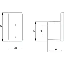 EMCO Loft Handtuchhaken Aluminium