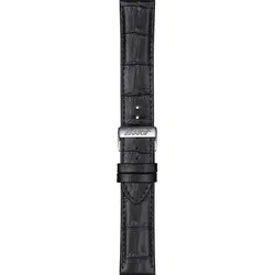 Tissot - Leder Lederband Visodate Automatic T600045452 - alligator-prägung,rind,schwarz