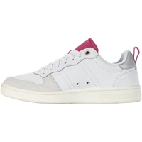 K-Swiss Damen Lozan Sneaker, White/Raspberry/StarWhite/Silver, 40 EU