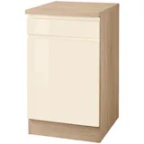 KOCHSTATION Unterschrank »KS-Virginia«, 50 cm breit, beige