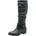 Damen Stiefel mit Blockabsatz Vegan Grau Anthracite Com 39 EU